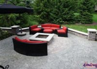 Firestone Pit and Stone Patio by Michigan Contractor Woodcraft Design & Build